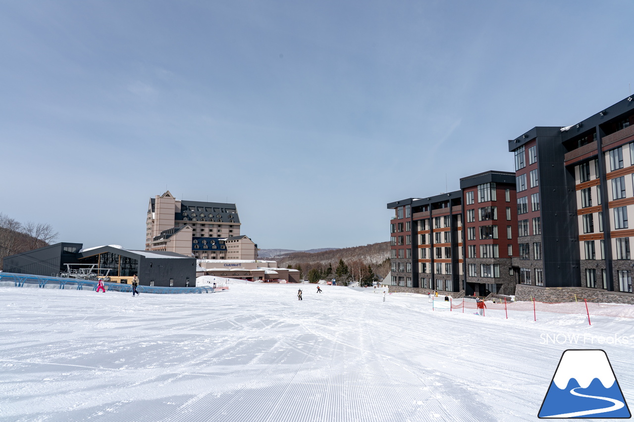 キロロリゾート｜今日の山頂積雪は「340cm」！ビシッと締まったロングコースで快適クルージングが楽しい１日♪